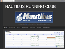 Tablet Screenshot of nautilusrunning.com
